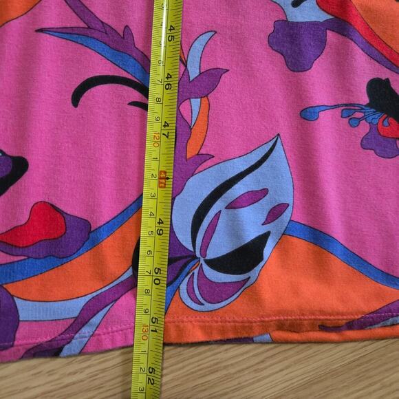 Hale Bob Vibrant Floral Maxi Dress S Cutout Back Boho Hippie Maximalist Sundress - Picture 10 of 10